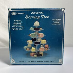 Chadwick - Revolving Serving Tree - Vintage High Tea or BonBon Server - In Box